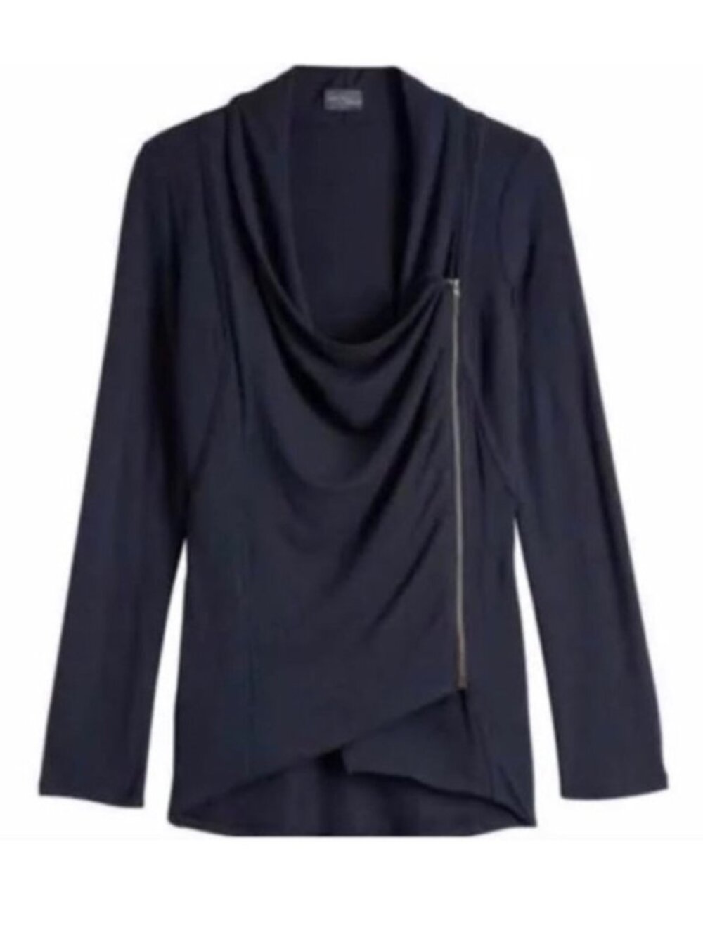Market & Spruce French Terry Zip Cardigan